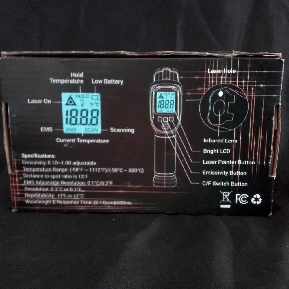 Kizen LaserPro LP300 Infrared Thermometer - Picture 2 of 3
